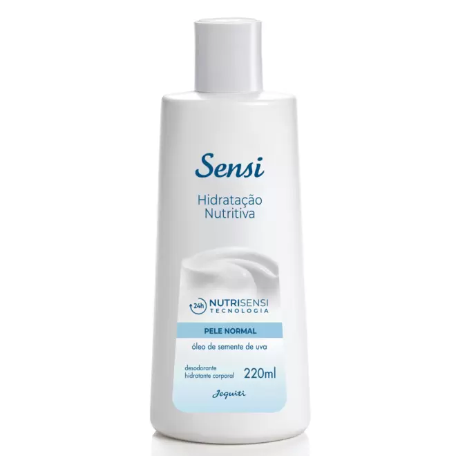 Oferta de Desodorante Hidratante Corporal Sensi Hidratação Nutritiva Pele Normal Jequiti por R$22,9 em Jequiti