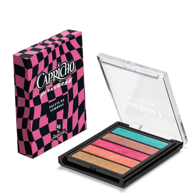 Oferta de Paleta de Sombras Capricho Pinkverse Jequiti por R$29,9 em Jequiti