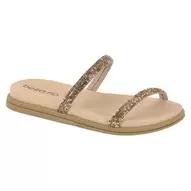 Oferta de Tamanco Flats Beira Rio Dourado Feminino por R$99,9 em Itapuã Calçados