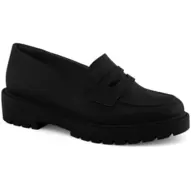 Oferta de Sapato Mocassim Comfortflex Preto Feminino por R$90,92 em Itapuã Calçados