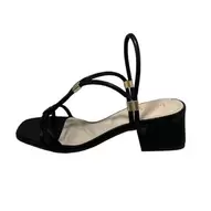 Oferta de Sandália Salto Baixo Bebece Preto Feminino por R$139,9 em Itapuã Calçados