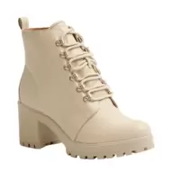 Oferta de Bota Coturno Ramarim Aveia Feminina por R$249,9 em Itapuã Calçados