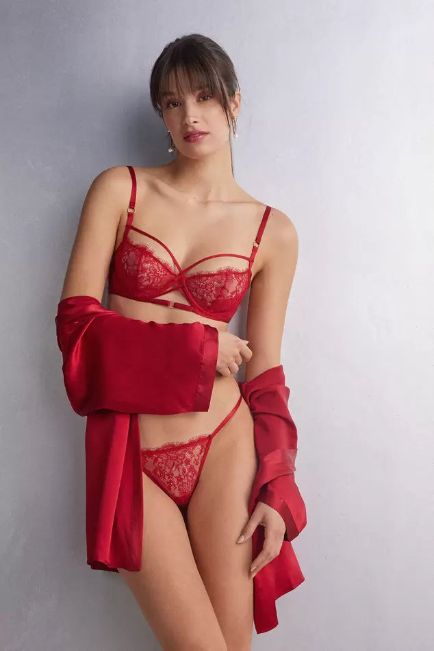 Oferta de Sutiã Carioca Intricate Surface - Vermelho por R$279 em Intimissimi