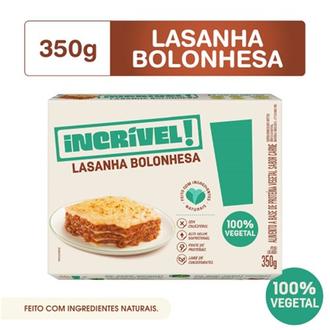 Oferta de Lasanha Bolonhesa 100% Vegetal Congelada Seara Incrível 350g por R$28,9 em Imec Supermercados