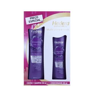 Oferta de Kit Shampoo 350Ml + Condicionador 200Ml Hedera Liss Perfeito por R$13,9 em Imec Supermercados