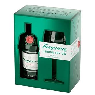 Oferta de Kit Taça + Gin London Dry Tanqueray 750Ml por R$149,9 em Imec Supermercados
