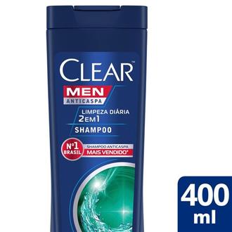 Oferta de Shampoo Anticaspa Men Limpeza Diária 2 em 1 Clear 400Ml por R$32,9 em Imec Supermercados