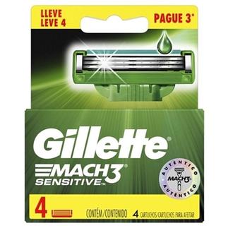 Oferta de Carga Gillette Mach3 Sensitive Oferta Embalagem 4Un por R$52,9 em Imec Supermercados