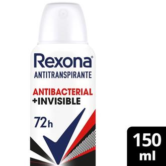 Oferta de Desodorante Aerosol Feminino Antibacterial + Invisible Rexona 150Ml por R$15,9 em Imec Supermercados
