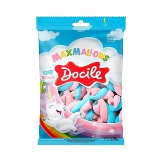 Oferta de Marshmallow Docile Twist Color Unicórnio Baunilha e Morango 220G por R$9,9 em Imec Supermercados