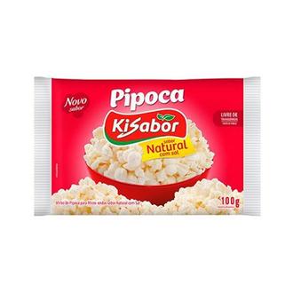 Oferta de Milho de Pipoca para Micro-Ondas Sabor Natural com Sal Kisabor 100g por R$2,49 em Imec Supermercados