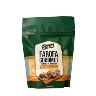 Oferta de Farofa Gourmet Tradicional Soeto 300G por R$6,79 em Imec Supermercados