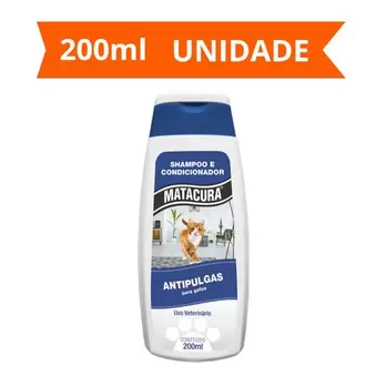 Oferta de Shampoo E Condicionador Antipulgas Matacura para Gatos 200ml por R$23,9 em Imec Supermercados