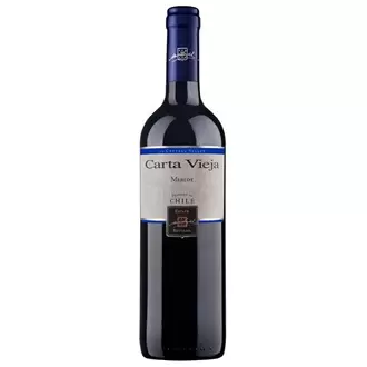 Oferta de Vinho Tinto Chileno Carta Vieja Merlot Garrafa 750Ml por R$25,9 em Imec Supermercados