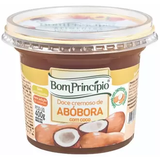 Oferta de Doce Cremoso Bom Principio Abóbora com Coco 400G por R$5,9 em Imec Supermercados