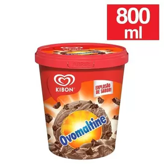 Oferta de Sorvete Ovomaltine Kibon 800ml por R$34,9 em Imec Supermercados