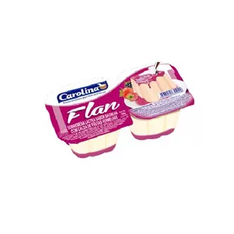 Oferta de Sobremesa Láctea Flan com Calda de Frutas Vermelhas Carolina 180g por R$4,85 em Imec Supermercados