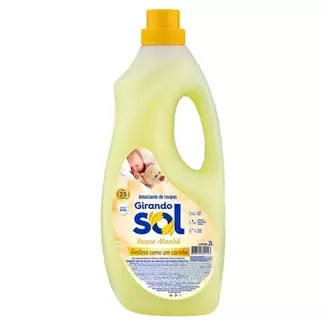 Oferta de Amaciante Amarelo Girando Sol 2L por R$7,99 em Imec Supermercados