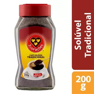 Oferta de Café Solúvel Tradicional 3 Corações 200g por R$16,9 em Imec Supermercados