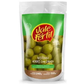 Oferta de Azeitona Verde Vale Fértil Sachê 150g por R$5,9 em Imec Supermercados