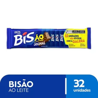 Oferta de Bisão Ao Leite Lacta 201,6g por R$10,99 em Imec Supermercados