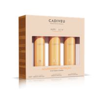 Oferta de Kit Cadiveu Shampoo + Condicionador 250ml + Fluido 200ml Nutri Glow Home Care por R$159,9 em Ikesaki