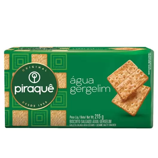 Oferta de Biscoito de Água Gergelim Piraque 215g por R$3,99 em Hortifruti