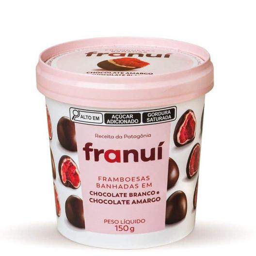 Oferta de Framboesa com Chocolate Amargo Franui 150g por R$32,99 em Hortifruti