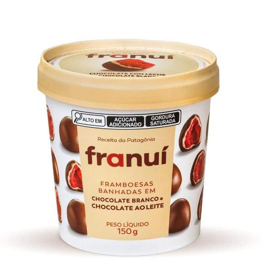 Oferta de Framboesa com Chocolate ao Leite Franui 150g por R$32,99 em Hortifruti