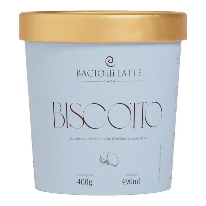 Oferta de Gelato Biscotto Bacio di Latte Pote por R$44,99 em Hortifruti
