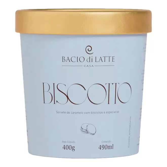 Oferta de Gelato Biscotto Bacio di Latte Pote por R$44,99 em Hortifruti