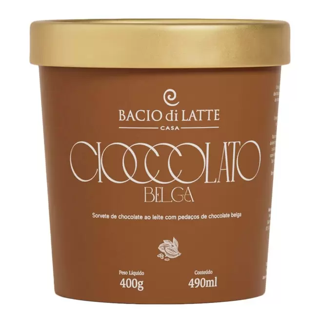 Oferta de Gelato Cioccolato Bacio Di Latte Pote por R$44,99 em Hortifruti