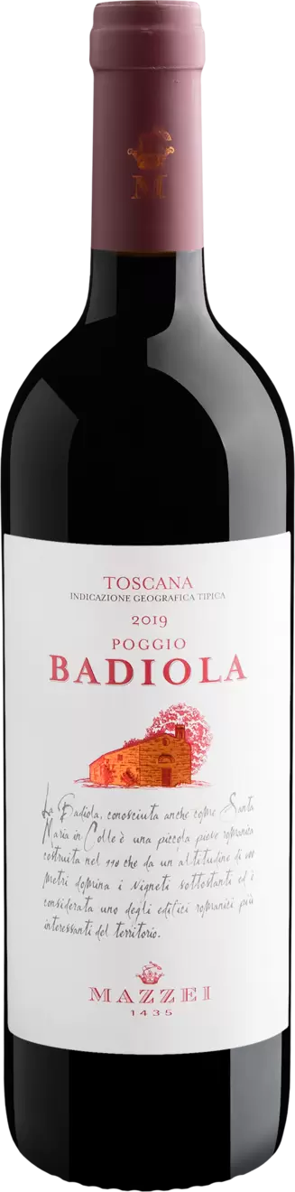 Oferta de Mazzei Poggio Badiola Toscana IGT 2019 750mL por R$168,92 em Grand Cru