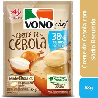 Oferta de Sopa Vono Chef Creme de Cebola 58g por R$6,29 em GoodBom