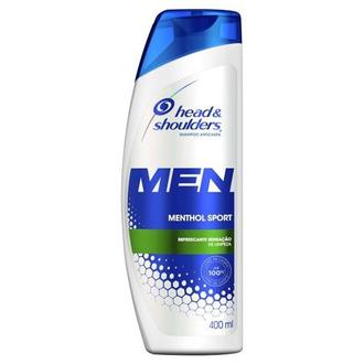 Oferta de Shampoo Anticaspa Head & Shoulders Men Menthol Sport 400Ml por R$29,99 em GoodBom