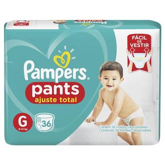 Oferta de Fralda G Pampers Pants 36Un por R$74,99 em GoodBom
