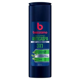 Oferta de Shampoo Anticaspa 3 Em 1 Mentol Bozzano 325ml 1un por R$20,99 em GoodBom
