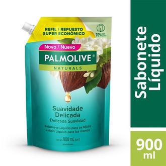 Oferta de Sabonete Líquido Suavidade Delicada Palmolive Naturals 900ml por R$20,99 em GoodBom