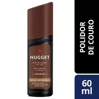 Oferta de Cera para Sapato Liquida Marrom Nugget 60ml por R$19,99 em GoodBom