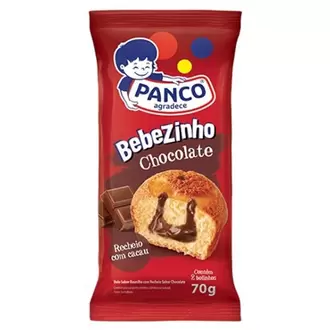 Oferta de Bolo Bebezinho Baunilha Chocolate Panco 70g por R$3,49 em GoodBom