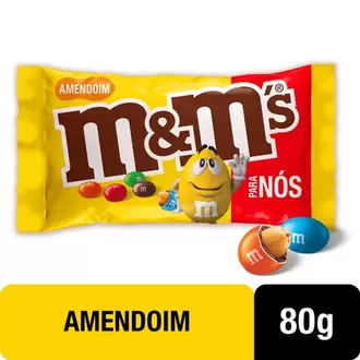 Oferta de M&M´S Chocolate Ao Leite com Amendoim 80G por R$7,79 em GoodBom