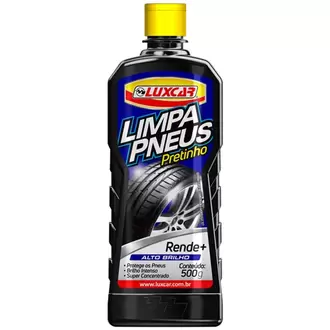 Oferta de Limpa Pneu Luxcar Pretinho Embalagem 500Ml por R$11,99 em GoodBom