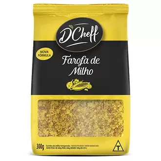 Oferta de Farofa de Milho D Cheff 300G por R$7,99 em GoodBom