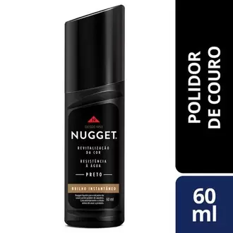 Oferta de Graxa para Sapato Líquida Preta Nugget 60ml por R$19,99 em GoodBom