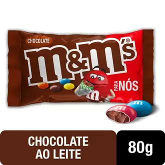 Oferta de M&M´S Chocolate Ao Leite 80G por R$7,79 em GoodBom