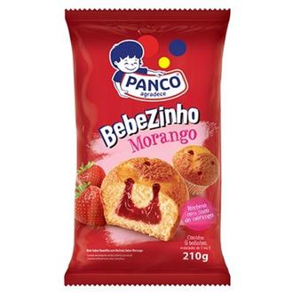 Oferta de Bolo Bebezinho Morango Panco 210g por R$9,99 em GoodBom