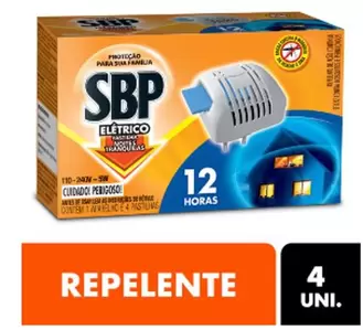 Oferta de Kit 1 Aparelho + 4 Repelente Elétrico Pastilha Sbp Noites Tranquilas por R$21,99 em GoodBom