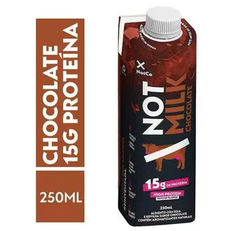 Oferta de Proteínas Chocolate Not Milk 250ml por R$5,99 em GoodBom