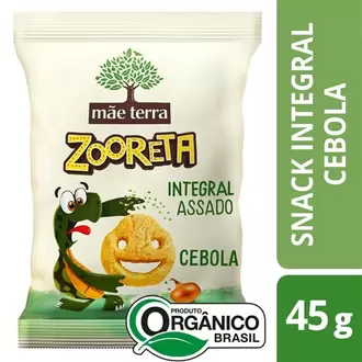 Oferta de Salgadinho Orgânico Infantil Zooreta Sabor Cebola Mãe Terra 45G por R$6,99 em GoodBom