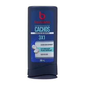 Oferta de Condicionador para Cachos 3x1 Bozzano 200ml por R$16,34 em GoodBom